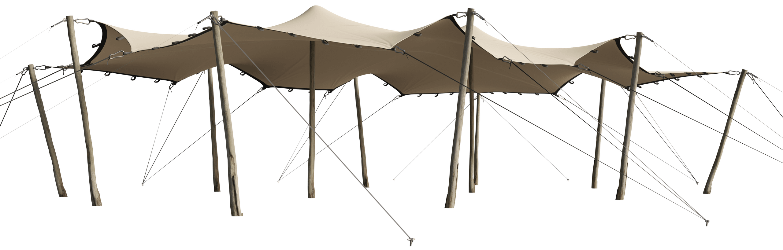 Stretchtent without background